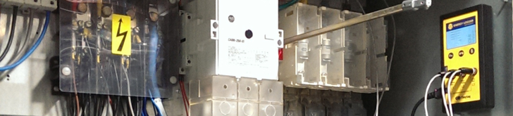 Tinytag Energy Logger in situ recording power usage
