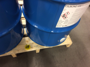 Transit 2 temperature logger monitoring chemicals during export