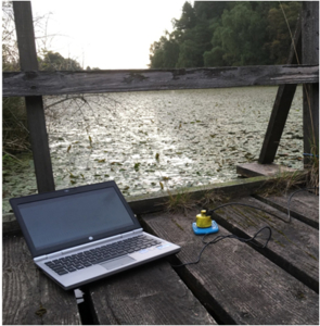 Submersible data logger at Glentauchers water supply