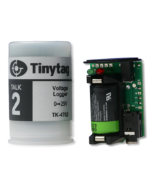 TK-4702 Tinytag Talk 2 voltage input data logger with 35mm film canister case